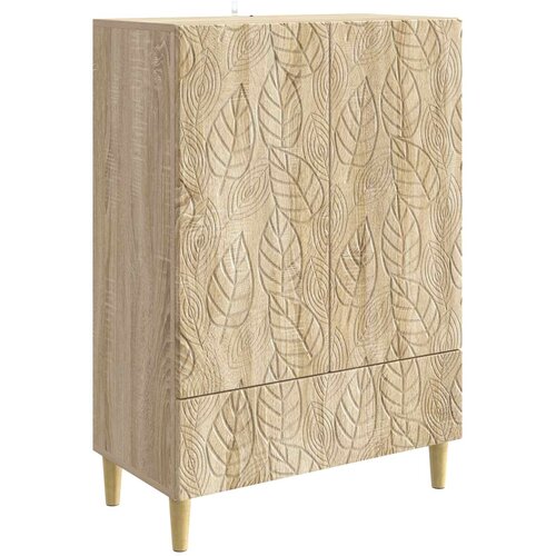 vidaXL Kreveta Hrast sonoma 66 x 34 5 x 95 cm Konstruirano drvo - Hrast sonoma Cijene