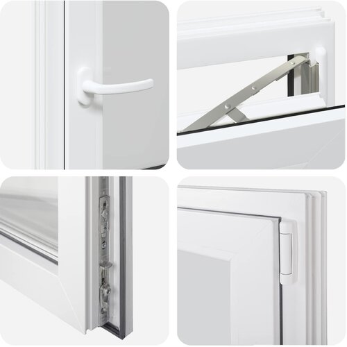  Unutarnja boja prozora u podrumu bijela RISOR 50 x 90 cm Slike