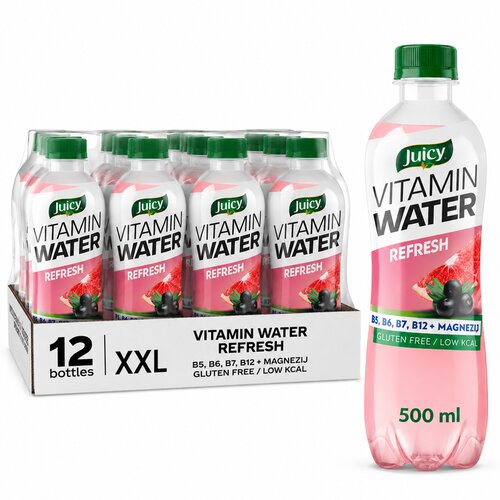 Juicy vitaminska voda Refresh, 12 x 500 ml XXL Cijene