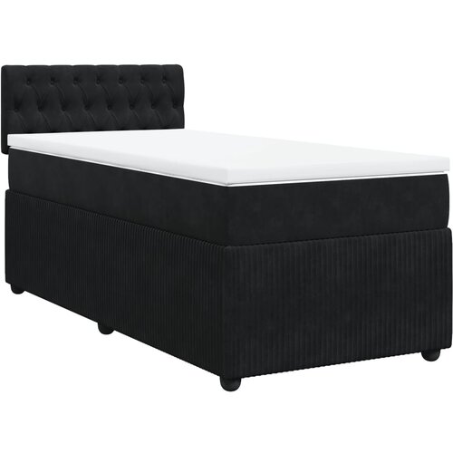 vidaXL spring krevet s madracem crni 80 x 200 cm bar&scaron;unasti Cijene