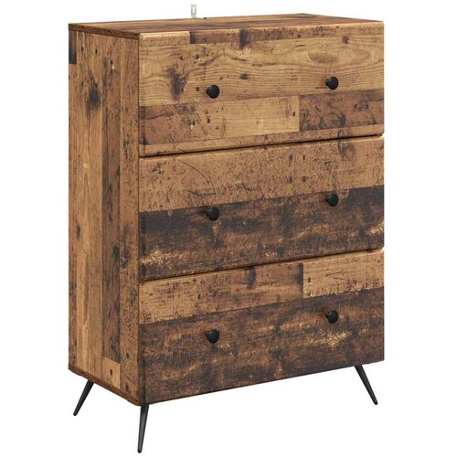  Ormar s ladicama Staro drvo 66 x 34 5 x 90 cm Konstruirano drvo Cene