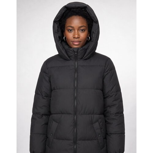 Vero Moda Puhovke VMGRETAFIE 3/4 COATED Črna Slike