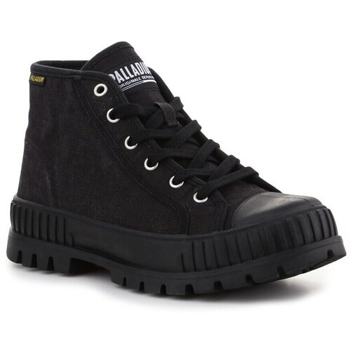 Palladium Pol&amp;scaron;kornji Pallashock Mid OG Črna Slike