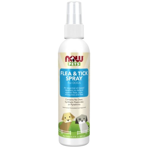 Now Foods Pršilo za pse proti klopom in bolham NOW (237 ml) Cene
