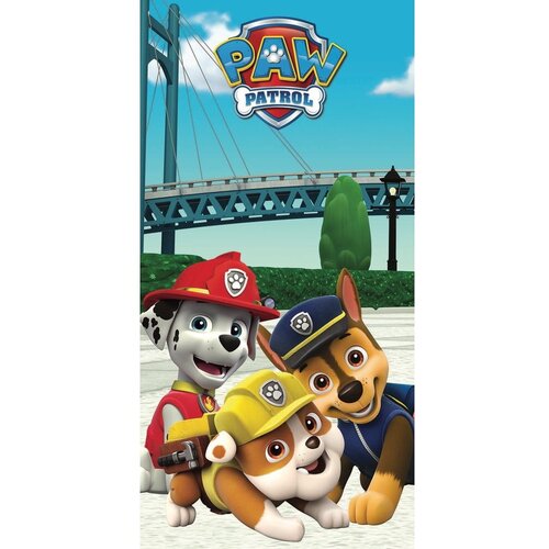 Jerry Fabrics Bombažna otro&amp;scaron;ka brisača 70x140 cm Paw Patrol &amp;ndash; Slike