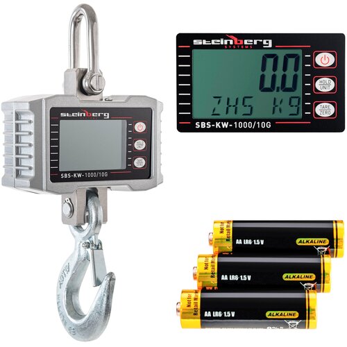 Steinberg Systems Viseča kaveljska tehtnica do 1000 kg / 0,5 kg LCD, (21105481) Slike