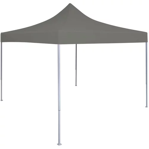 vidaXL sklopivi šator za zabave 3 x 3 m antracit