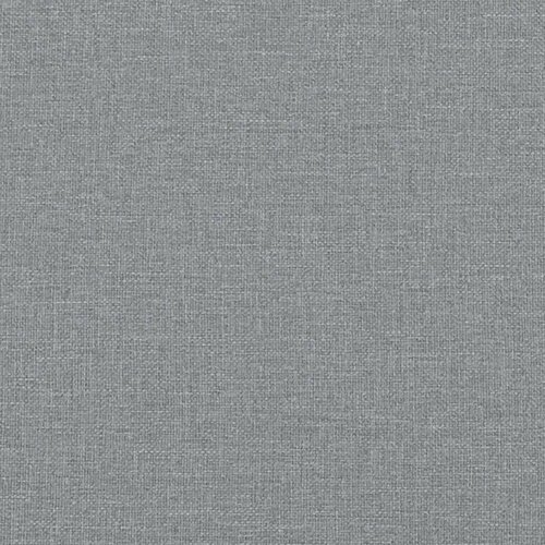  Klupa s naslonom svjetlosiva 120 x 62 x 75,5 cm od tkanine Slike