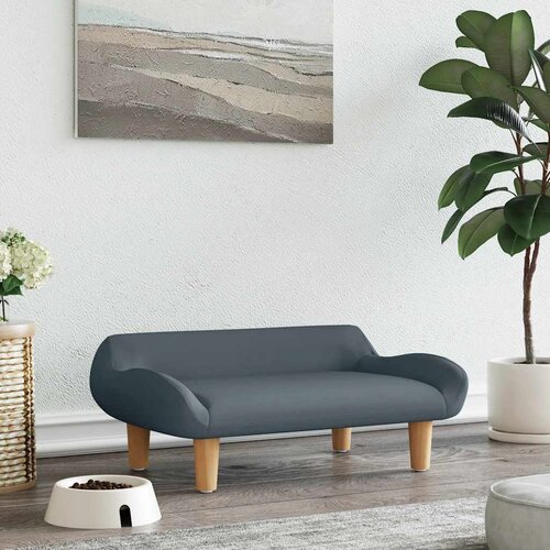  Krevet za pse tamnosivi 70x40x24 cm od tkanine Cene