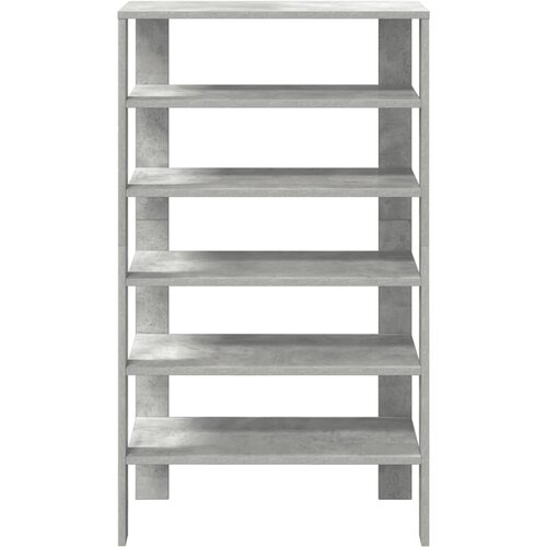  Stalak za cipele boja betona 61x32x105 cm konstruirano drvo Slike