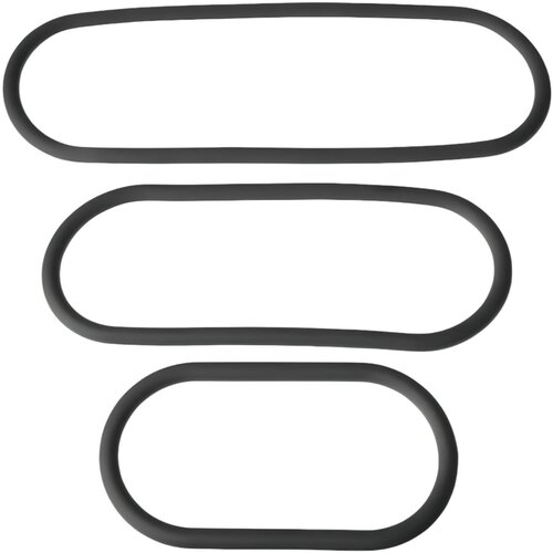 PerfectFIT slim wrap - komplet tankih obročkov za penis - črn (3 kosi) Slike