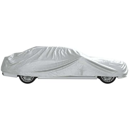  Automobilska navlaka za limuzinu s trakama srebrna L PEVA Slike