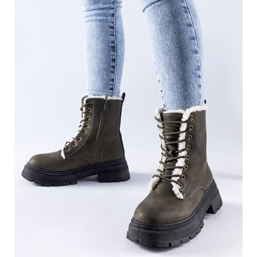 Gemre Green insulated hiking boots Tadasuni Cijene