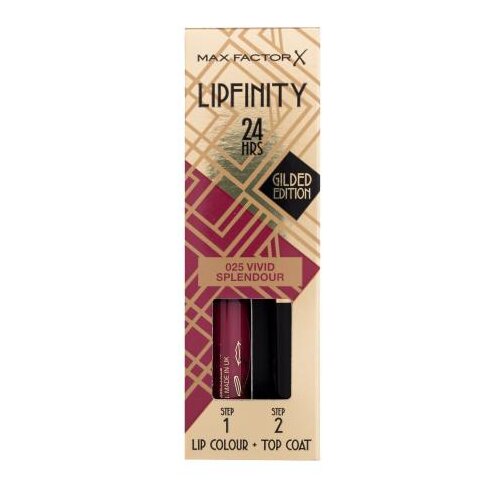 Max Factor Lipfinity 24HRS Lip Colour dolgoobstojna šminka z balzamom 4.2 g Odtenek 025 vivid splendour Cene