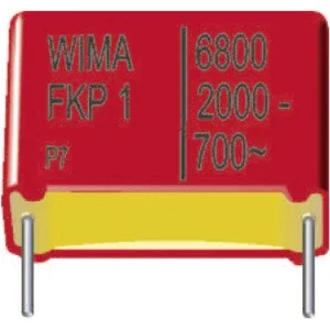 WIMA FKP-folijski kondenzator, radijalno ožičen 1500 pF 2000 V/DC 5 % 22.5 mm (D x &Scaron; x V) 26.5 x 6 x 15 mm FKP1U011505B00JSSD 10 Cijene