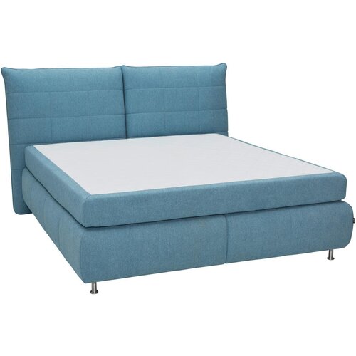 Dieter Knoll POSTELJA BOXSPRING 180 cm x 200 cm , tekstil modra Slike