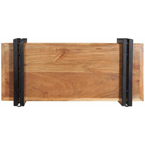  Zidna polica 70x33x35 cm puno drvo bagrem Slike