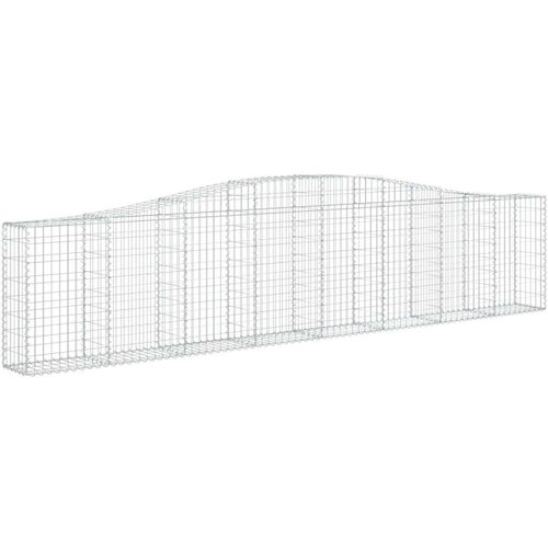  Lučne gabionske košare 6 kom 400x30x80/100 cm pocinčano željezo Cijene