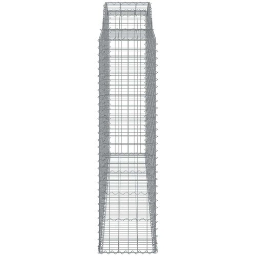  Lučne gabionske ko&amp;scaron;are 5 kom 300x50x180/200cm pocinčano željezo Slike