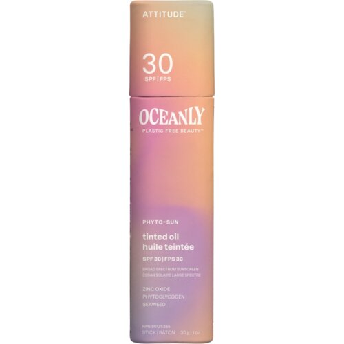 Attitude Oceanly PHYTO-SUN Tinted Oil Sunscreen SPF30 - 30 g Cene