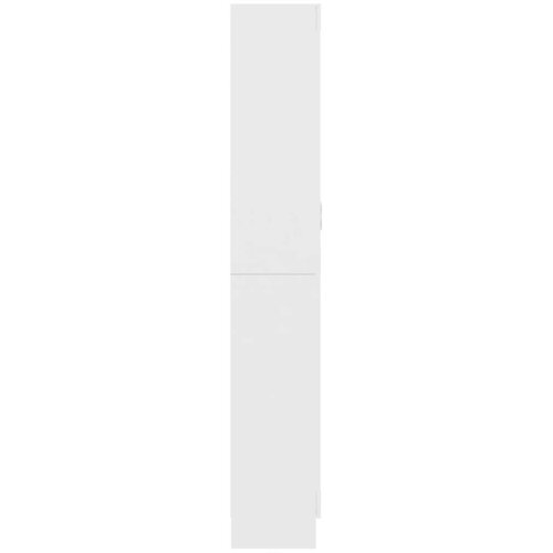  Vitrina bijela 82,5 x 30,5 x 185 cm konstruirano drvo Slike