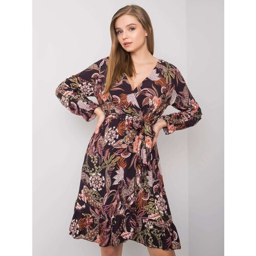 Och Bella Dress-TW-SK-BI-H2515.38X-black-beige Slike