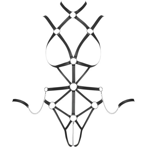 Bad Kitty Sexy bodi Harness, Crni Slike