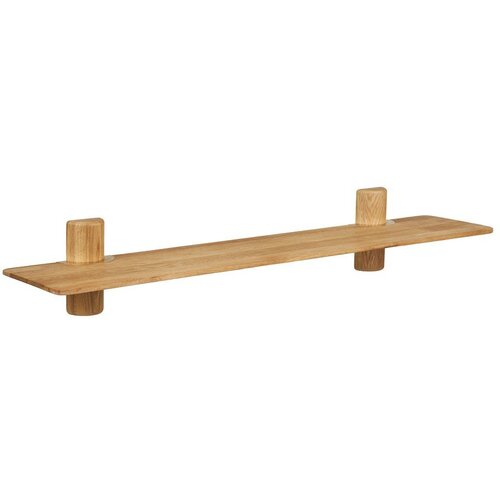 House Nordic Polica iz masivnega hrasta v svetli naravni barvi 110 cm Calcata &ndash; Cene