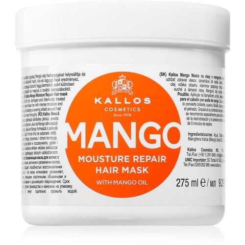 Kallos KJMN Professional Mango maska za okrepitev las z mangovim oljem 275 ml Cene