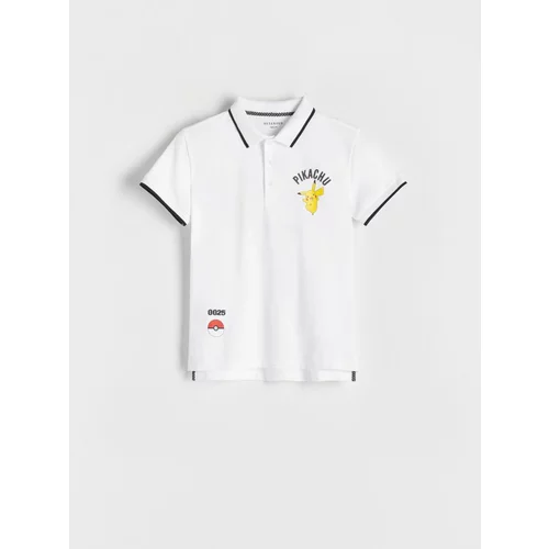 Reserved polo majica Pokémon - bela