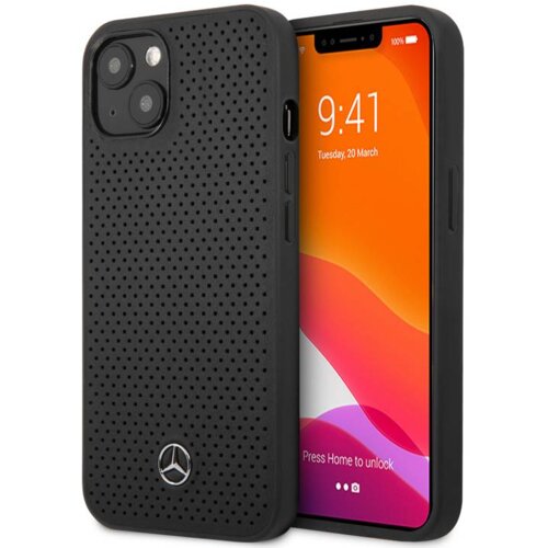 Mercedez - Benz Mercedez-Benz ovitek MEHCP13MDELBK ovitek za iPhone 13 6.1 - usnjen črn Cene