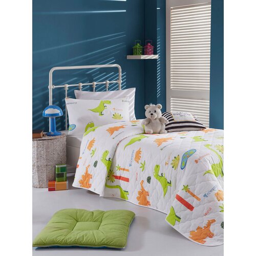 Lessentiel Maison Set prekrivač i jastučnica Dinolar, 225x240 cm, bijela Cijene