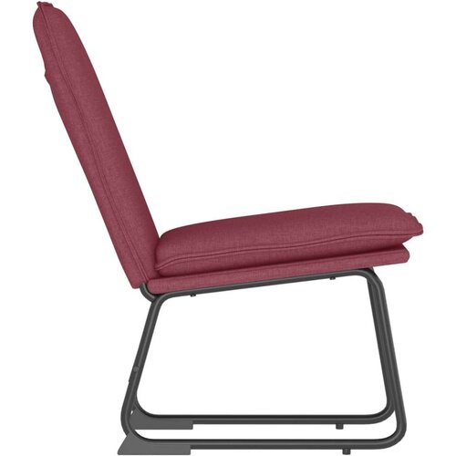  Ležaljka crvena boja vina 52 x 75 x 76 cm od tkanine - boja crnog vina 1 Slike