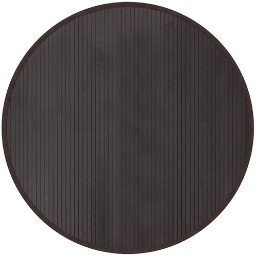  Okrugli tepih tamnosmeđi 100 cm bambus Slike