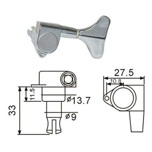 Dr Parts BMH7105/CR/R4 ključevi za bas Cijene