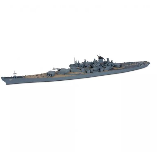 Tamiya model kit battleship - 1:700 us battleship BB-62 new jersey water line series Slike