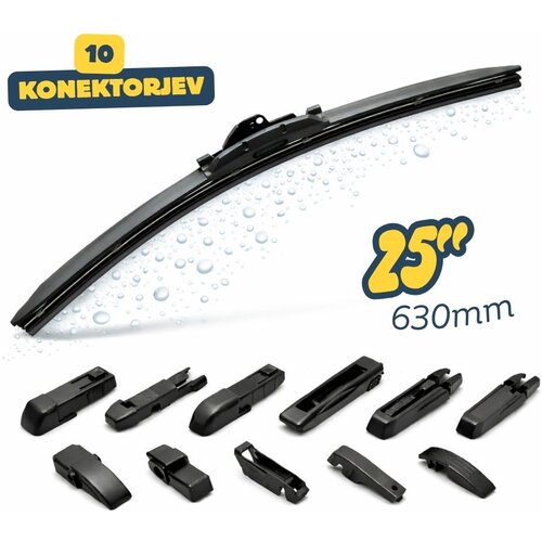 CM Univerzalna metlica brisalca 10 konektorjev 25" / 630 mm Cene