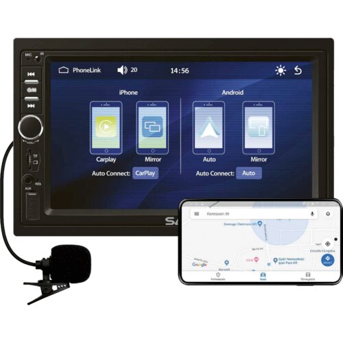 Sal Auto radio, 4 x 45W, 7" LCD Display, BT, USB, microSD - VBX910, (60257) Cijene