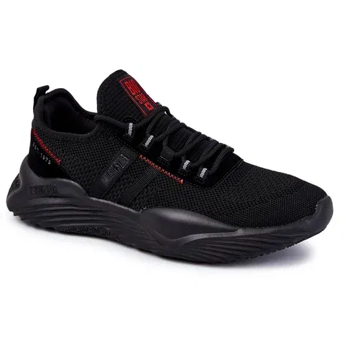 Big Star Men's sports shoes Memory Foam KK174255 Black