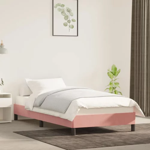 za krevet ružičasti 100x200 cm baršunasti