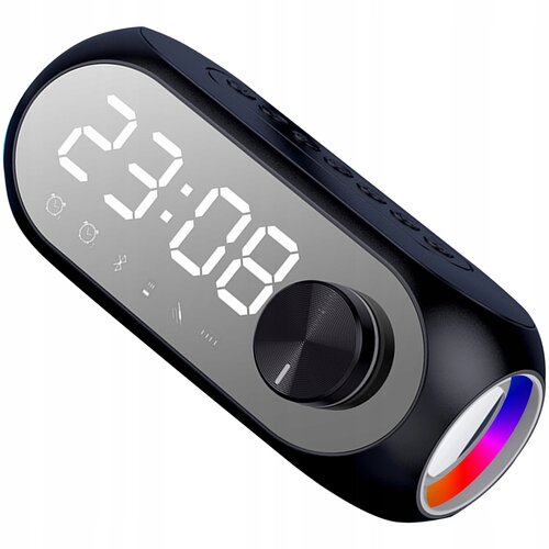  3v1 aku. 1200mAh bluetooth zvočnik in budilka LED RGB Cene