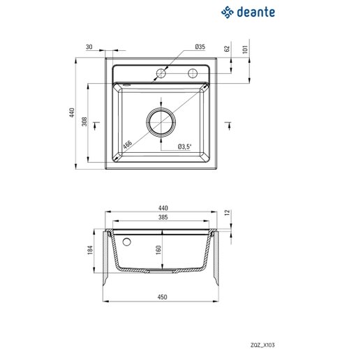 Deante ZQZ S103 sudopera Cene