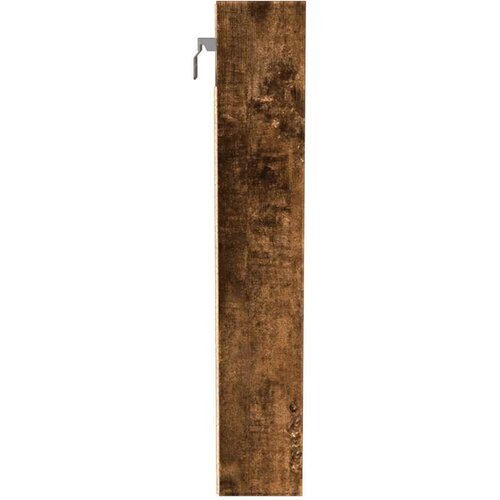 Vitrina boja dimljenog hrasta 100x8,5x50 cm drvena Slike