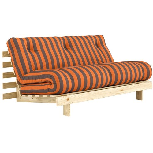 Karup Narančasta/smeđa sklopiva sofa 160 cm Roots &amp;ndash; Slike