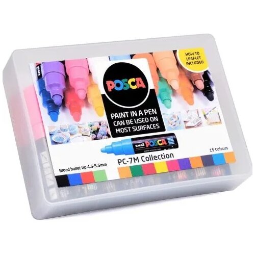 POSCA Marker Uni PC-7M POSCA, set 15/1 Slike