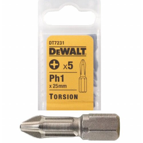 Dewalt ODVIJAC PH1 / 25 TORSION 5KOM(DT7231) Cene