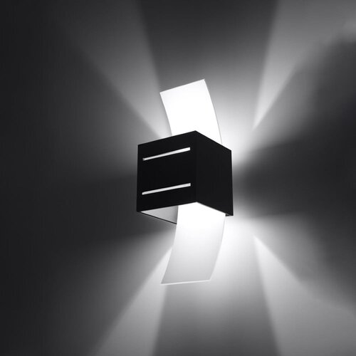 Nice Lamps Crna zidna lampa Carlo – Cijene