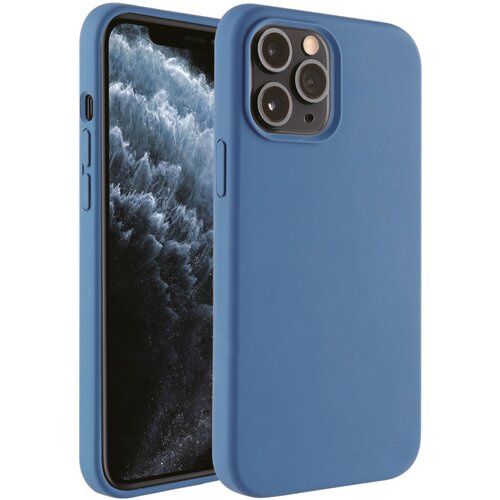 Vivanco hype Cover iPhone 12 Pro Max blu 62155 HCVVIPH12PMBL Silikon mit Soft Touch blau Slike