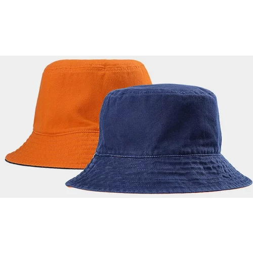 4f Men's Reversible Bucket Hat - Dark Blue/Orange