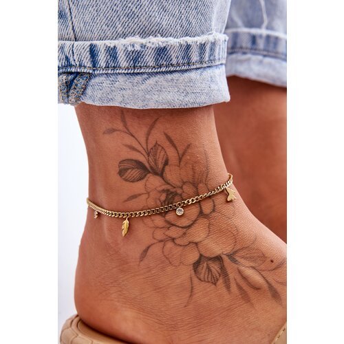 Kesi Women's leg bracelet gold Slike